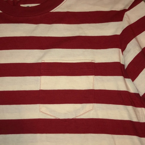 striped red and white top - Picture 2 of 2